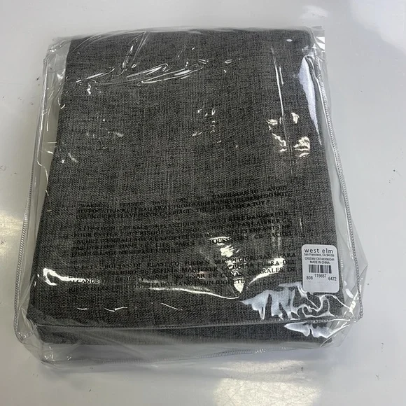 West Elm - Crossweave Curtain 48 x 96 in Pole Pocket - Picture 2 of 2